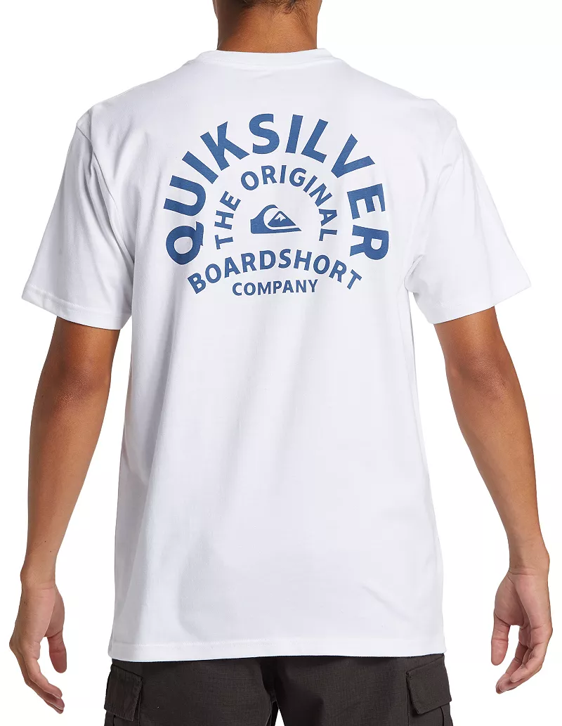 Мужская футболка с коротким рукавом Quiksilver On Target, белый
Мужская футболка с коротким рукавом Quiksilver On Target, белый