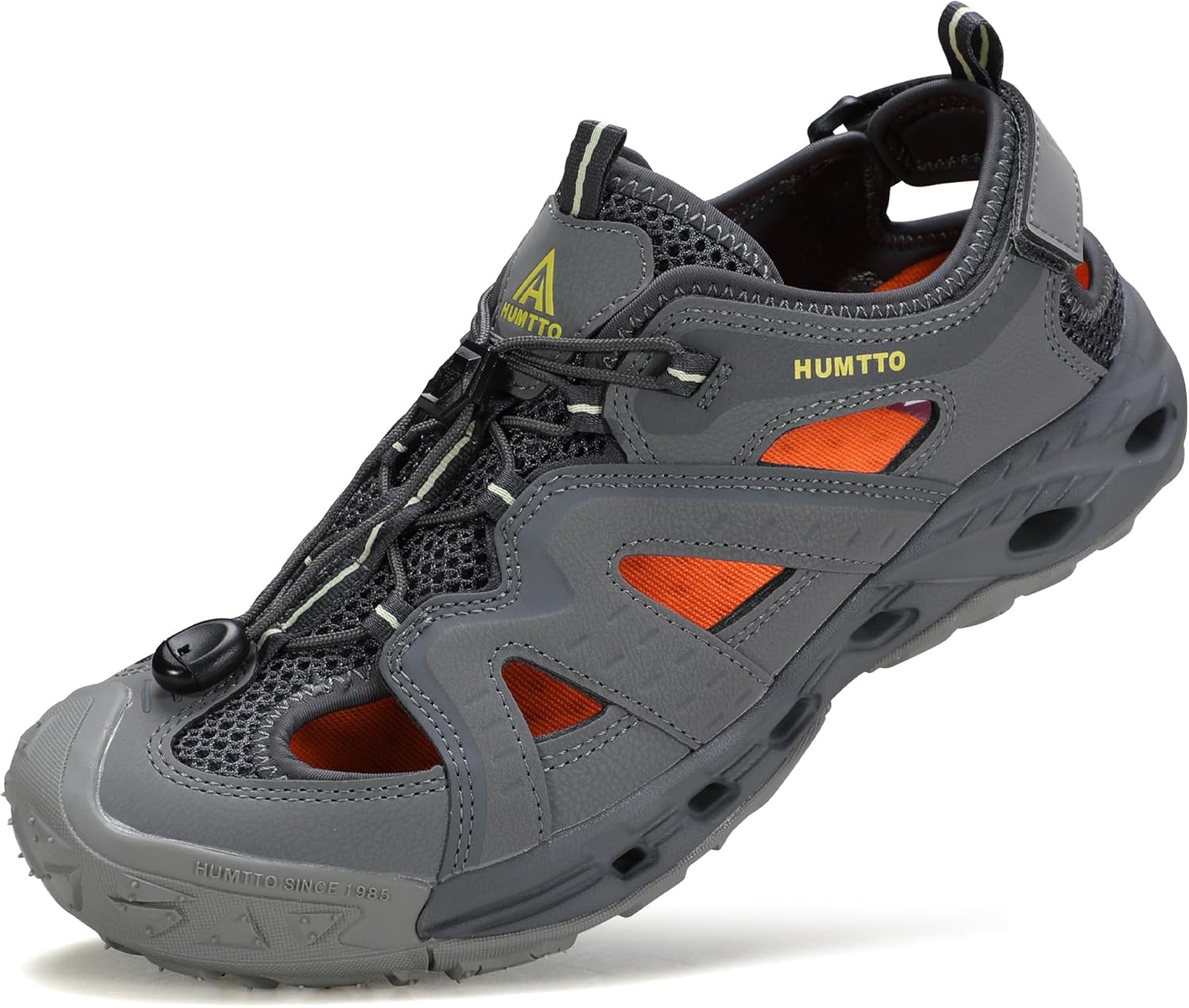 Мужские водонепроницаемые сандалии HUMTTO с закрытым носком для походов, быстросохнущие водные туфли, нескользящие спортивные регулируемые сандалии для рыбалки, пляжа, летних прогулок и путешествий, серый
Мужские водонепроницаемые сандалии HUMTTO с закрытым носком для походов, быстросохнущие водные туфли, нескользящие спортивные регулируемые сандалии для рыбалки, пляжа, летних прогулок и путешествий, серый