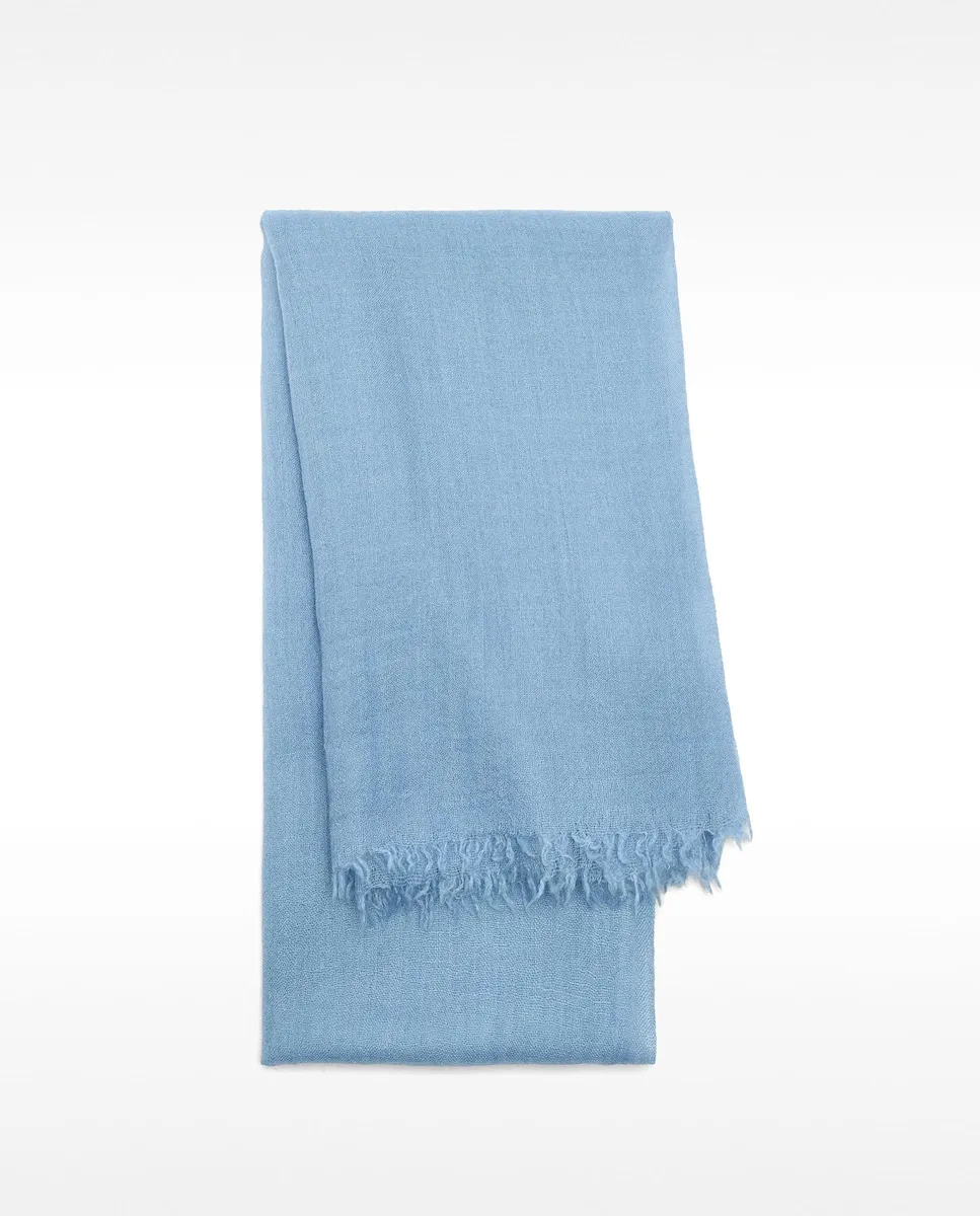 Платок с отделкой в рубчик Parfois, светло-голубой
Платок с отделкой в рубчик Parfois, светло-голубой