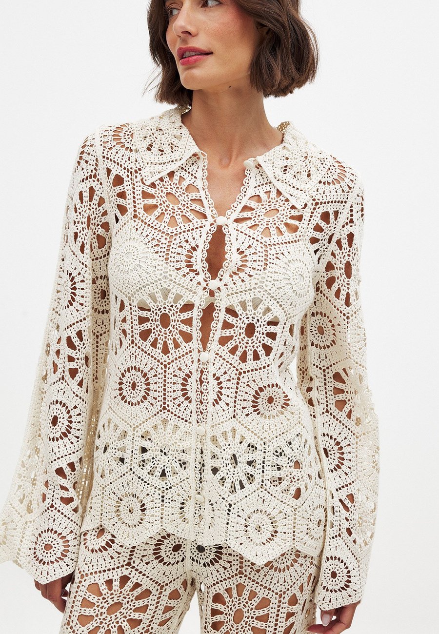 Блуза NA-KD CROCHET LONG SLEEVE , Offwhite/White
Блуза NA-KD CROCHET LONG SLEEVE , Offwhite/White