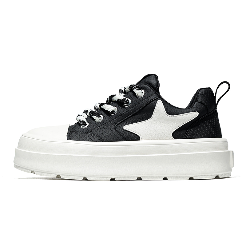 MOERBAI Мужские скейтерские кеды низкие с маршмеллоу черные, цвет Black
MOERBAI Мужские скейтерские кеды низкие с маршмеллоу черные, цвет Black