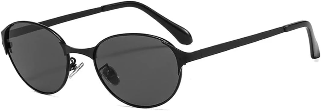 Роскошные металлические овальные солнцезащитные очки в стиле панк для женщин и мужчин, для путешествий, поездок, вечеринок, с защитой от УФ-излучения UV400 TVTBBVV, Black Gray
Роскошные металлические овальные солнцезащитные очки в стиле панк для женщин и мужчин, для путешествий, поездок, вечеринок, с защитой от УФ-излучения UV400 TVTBBVV, Black Gray