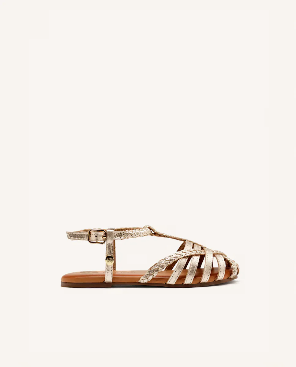 Женские кожаные босоножки с застежкой на пряжке Gioseppo, золотой
Женские кожаные босоножки с застежкой на пряжке Gioseppo, золотой