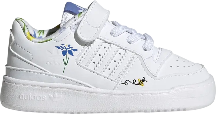 Кроссовки Forum Low I 'Save The Bees', белый 
Кроссовки Forum Low I 'Save The Bees', белый