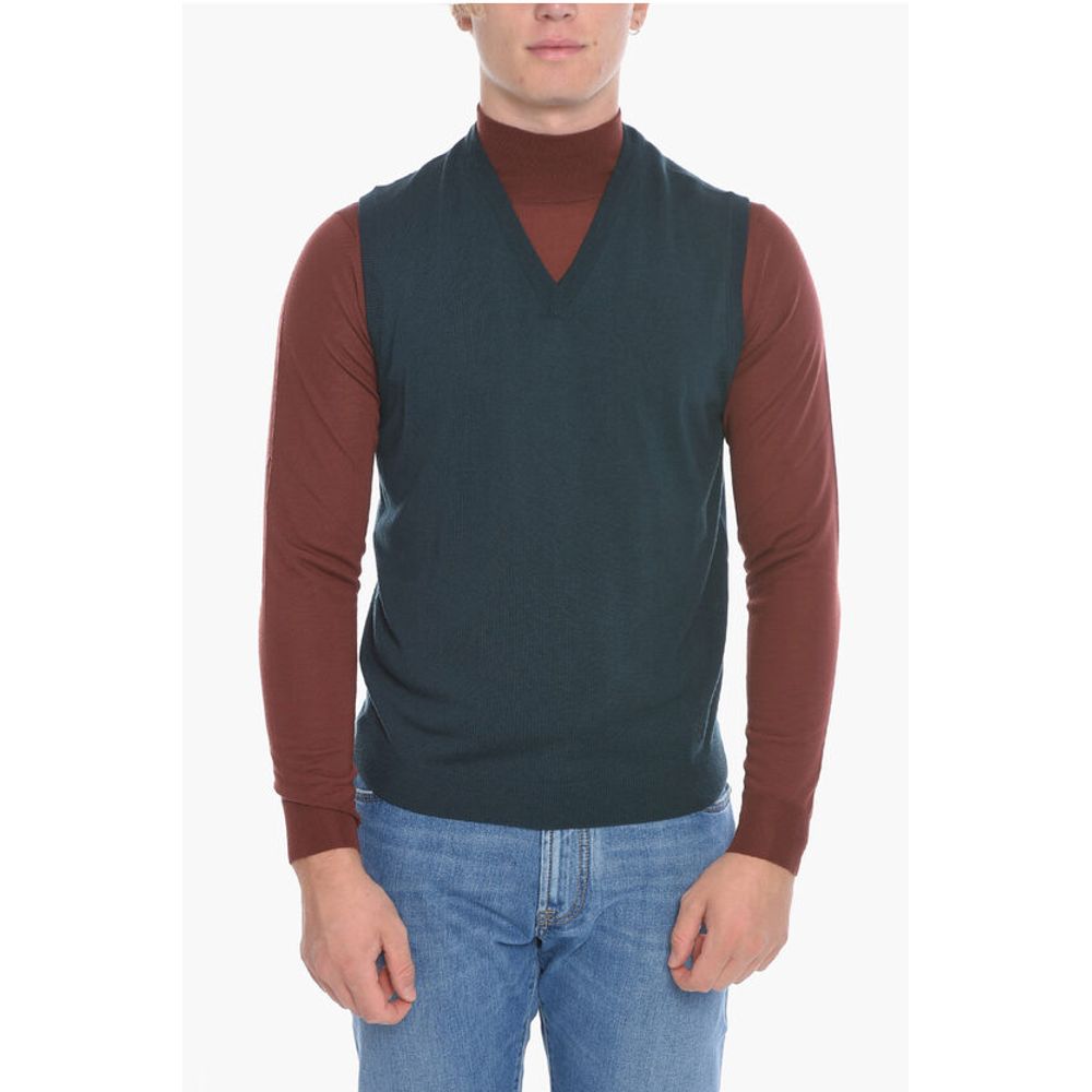 Зеленый шерстяной свитер Corneliani, Green
Зеленый шерстяной свитер Corneliani, Green