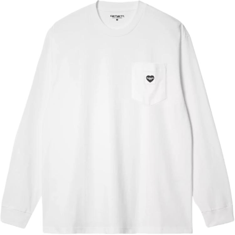 Carhartt WIP Футболка мужская белая с круглым вырезом
Carhartt WIP Футболка мужская белая с круглым вырезом