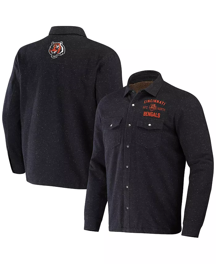 Мужская куртка-рубашка с полной застежкой на пуговицах NFL x Darius Rucker Collection by Charcoal Cincinnati Bengals Fanatics
Мужская куртка-рубашка с полной застежкой на пуговицах NFL x Darius Rucker Collection by Charcoal Cincinnati Bengals Fanatics