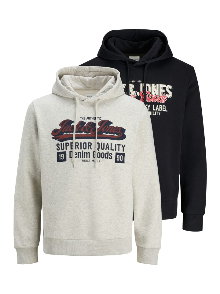 Толстовка/толстовка с логотипом черного/светло-серого цвета Jack & Jones
Толстовка/толстовка с логотипом черного/светло-серого цвета Jack & Jones