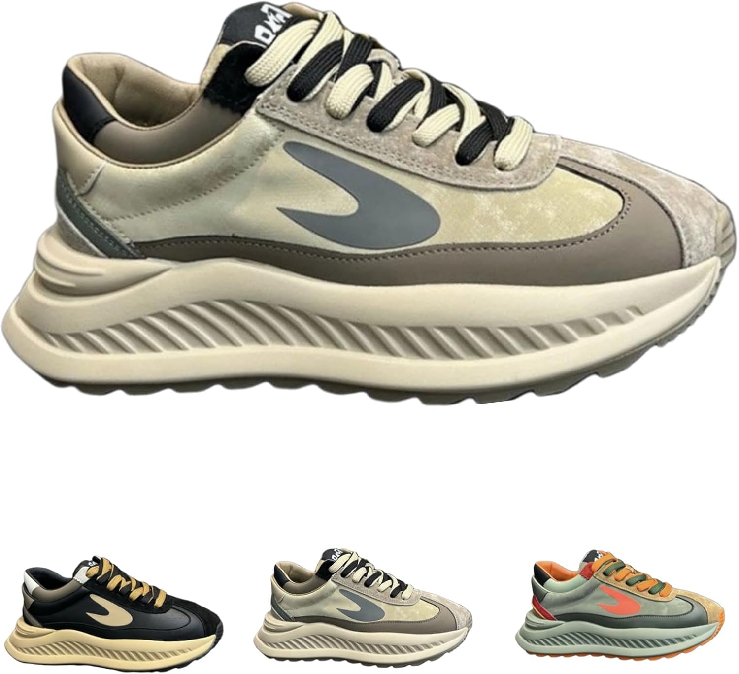 Мужские модные массивные кроссовки - кроссовки папы на платформе, удобные для ходьбы, повседневные спортивные кроссовки Macefil, серый/хаки
Мужские модные массивные кроссовки - кроссовки папы на платформе, удобные для ходьбы, повседневные спортивные кроссовки Macefil, серый/хаки