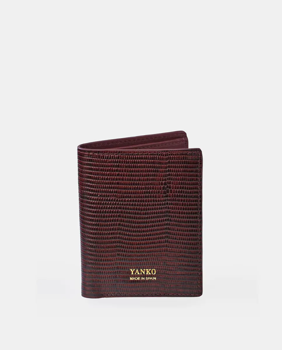 Мужской кошелек из тисненой кожи Yanko, бордовый
Мужской кошелек из тисненой кожи Yanko, бордовый