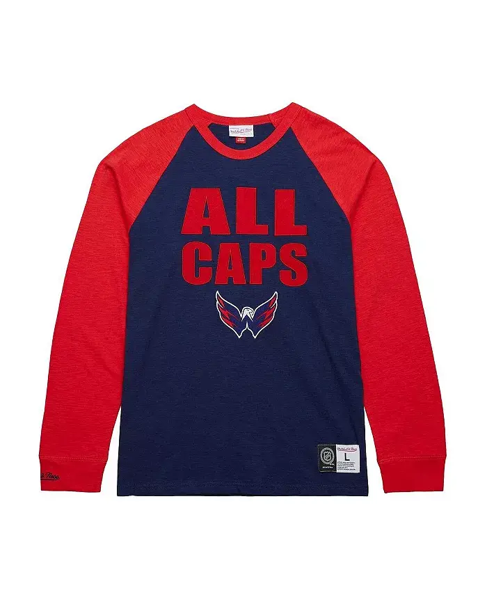 Мужская футболка с длинным рукавом Washington Capitals Legendary Slub Raglan в цвете Navy/Red Mitchell & Ness
Мужская футболка с длинным рукавом Washington Capitals Legendary Slub Raglan в цвете Navy/Red Mitchell & Ness