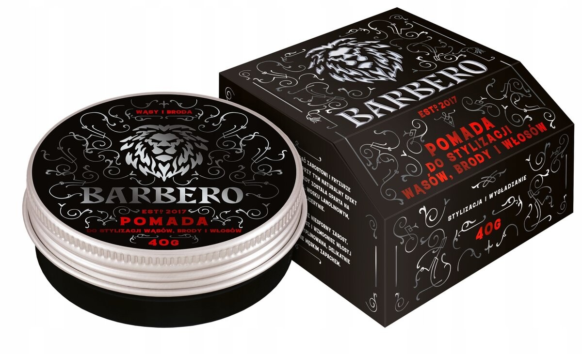 Помада Barbero для усов, бороды и волос 40 г
Помада Barbero для усов, бороды и волос 40 г