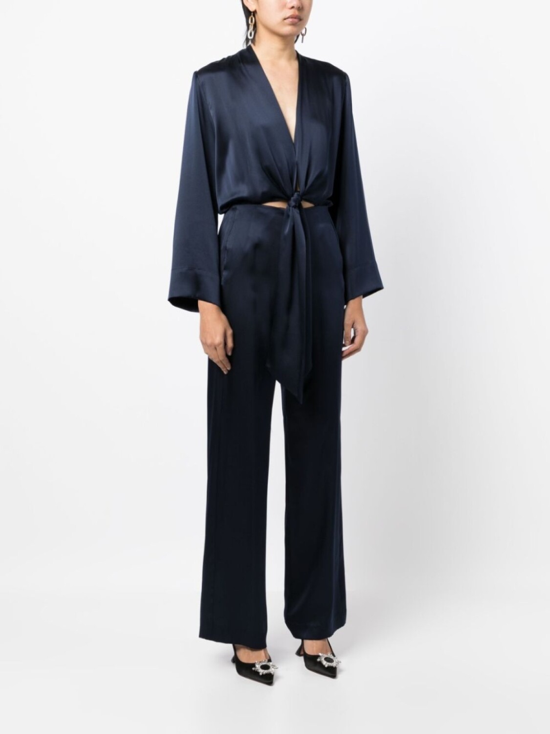 Michelle Mason комбинезон с завязками, синий
Michelle Mason комбинезон с завязками, синий