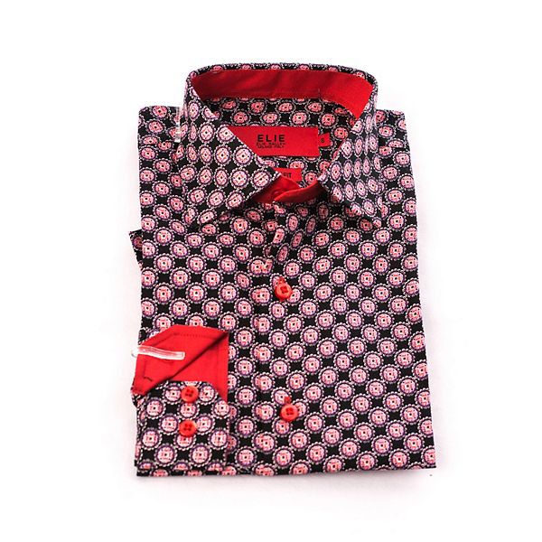 Мальчиковая рубашка slim fit с принтом Elie Balleh
Мальчиковая рубашка slim fit с принтом Elie Balleh