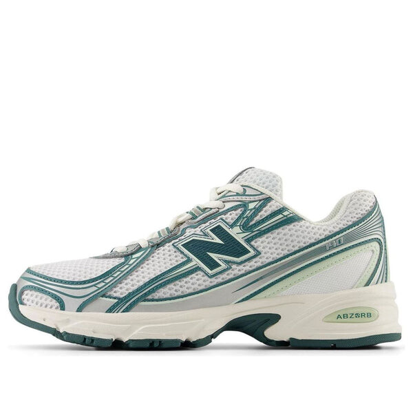 Кроссовки 740v2 'white marsh green' New Balance, белый 
Кроссовки 740v2 'white marsh green' New Balance, белый