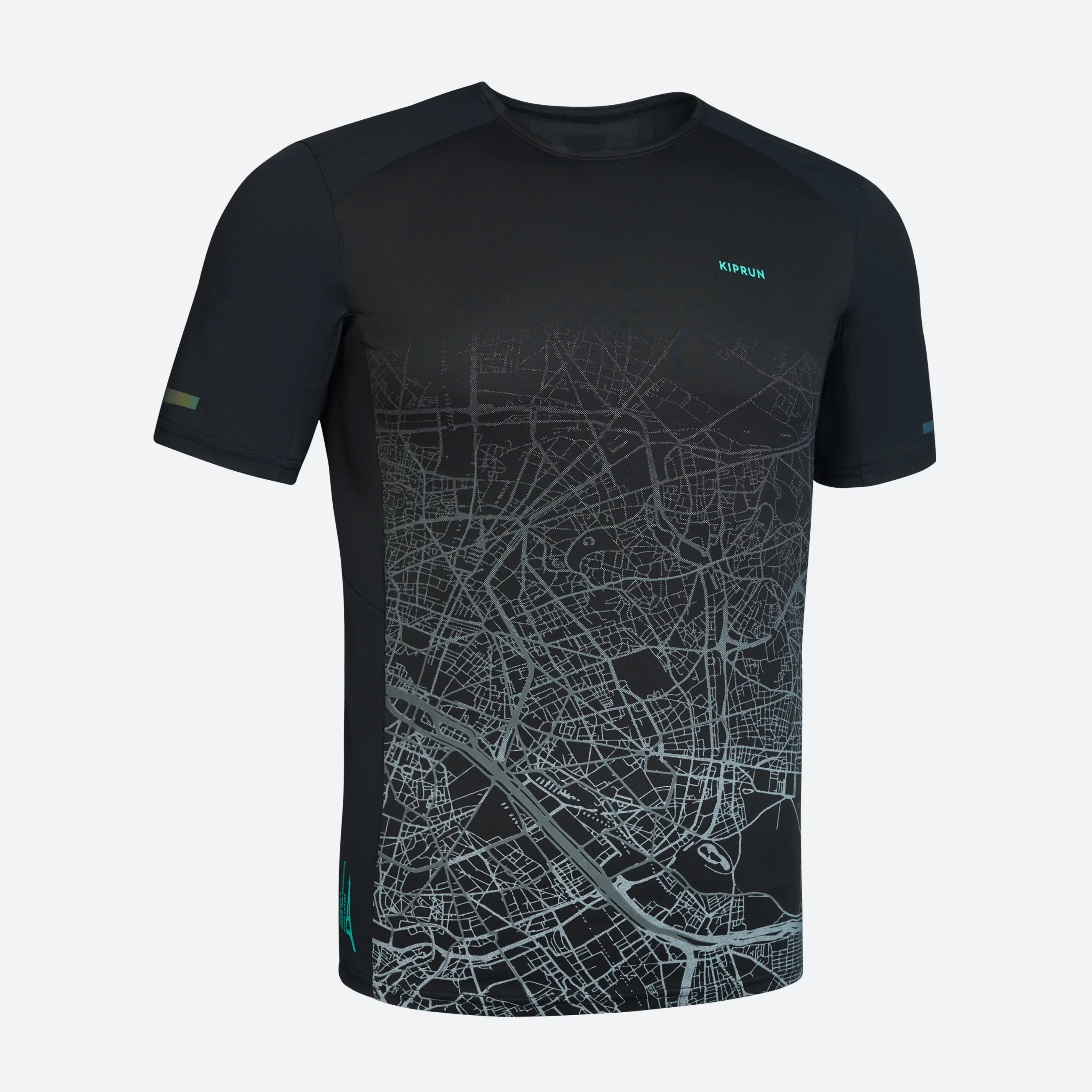 Мужская футболка для бега Kiprun флуоресцентная чёрная
Мужская футболка для бега Kiprun флуоресцентная чёрная