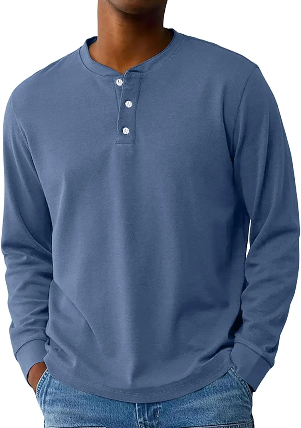 Мужская летняя рубашка Henley с длинными рукавами, кнопками, размеры M-3XL
Мужская летняя рубашка Henley с длинными рукавами, кнопками, размеры M-3XL