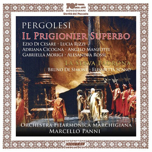 CD диск Pergolesi / Cesare / Panni: Il Prigionier Superbo
CD диск Pergolesi / Cesare / Panni: Il Prigionier Superbo