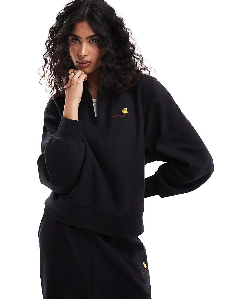 Свитшот Carhartt WIP American Text Logo на молнии черного цвета (часть комплекта)
Свитшот Carhartt WIP American Text Logo на молнии черного цвета (часть комплекта)