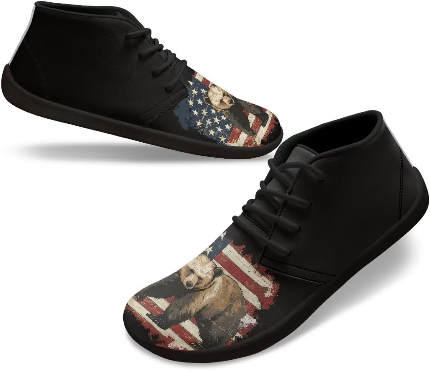 Мужские минималистичные обувь Fuxowvby, Модные кроссовки с широкой носочной частью, Кроссовки для тренировок с нулевым перепадом, размер US 5-14, American Flag Bear Print
Мужские минималистичные обувь Fuxowvby, Модные кроссовки с широкой носочной частью, Кроссовки для тренировок с нулевым перепадом, размер US 5-14, American Flag Bear Print