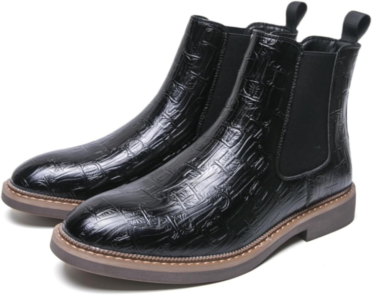 Мужские кожаные высокие ботинки с принтом, без застежки, стиль Челси, модный британский стиль, заостренный носок, эластичная лента, ботинки до щиколотки, деловые повседневные туфли Оксфорды для прогулок и походов на открытом воздухе Qwuieoin, че...
Мужские кожаные высокие ботинки с принтом, без застежки, стиль Челси, модный британский стиль, заостренный носок, эластичная лента, ботинки до щиколотки, деловые повседневные туфли Оксфорды для прогулок и походов на открытом воздухе Qwuieoin, че...