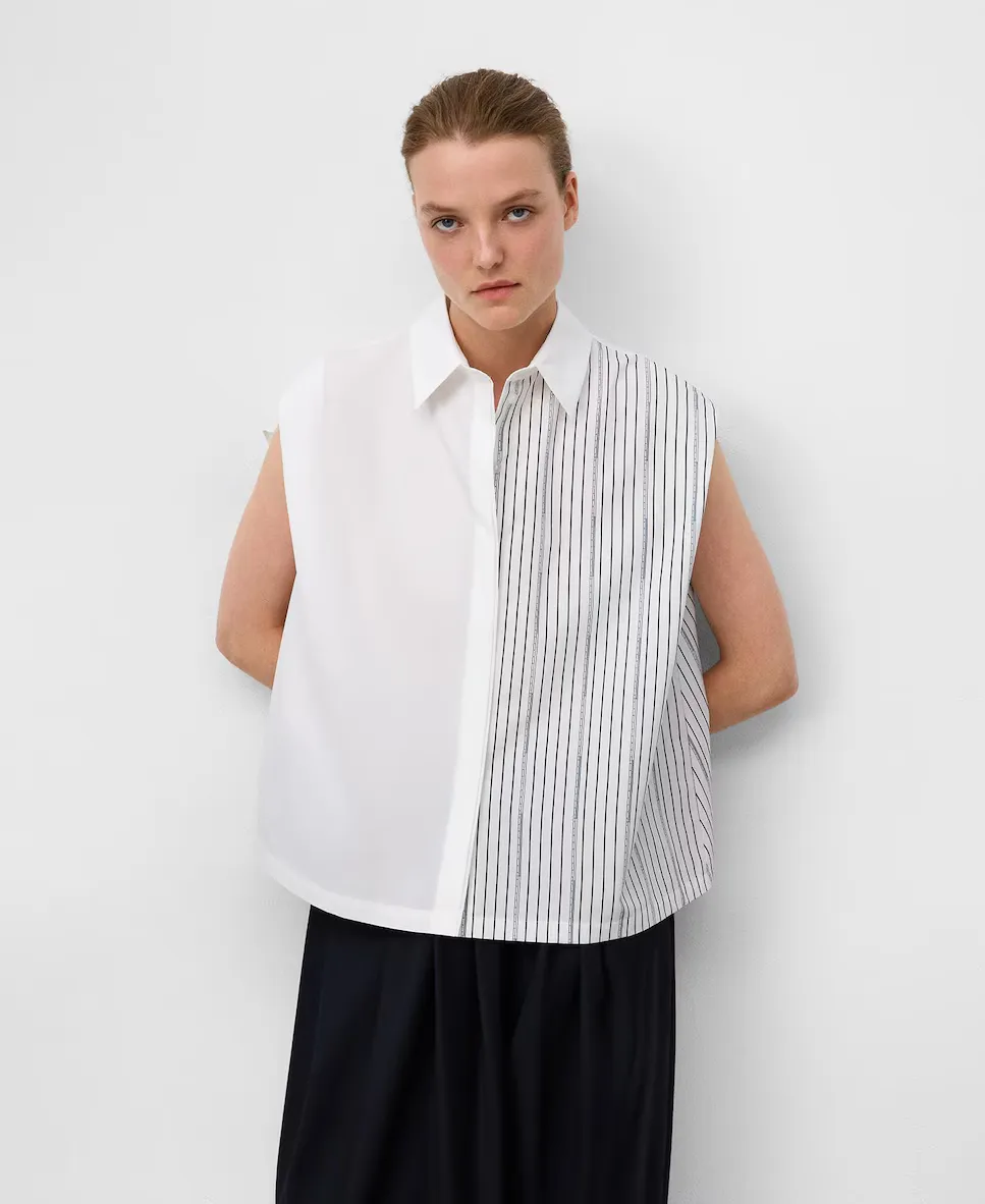 Женская асимметричная рубашка из органического хлопка Adolfo Dominguez, белый
Женская асимметричная рубашка из органического хлопка Adolfo Dominguez, белый