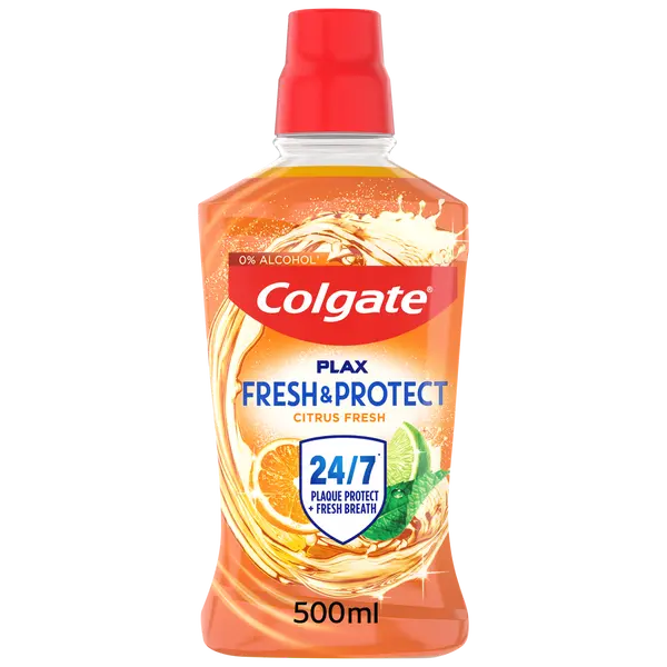 Ополаскиватель для полости рта, 500 мл Colgate Plax citrus fresh
Ополаскиватель для полости рта, 500 мл Colgate Plax citrus fresh