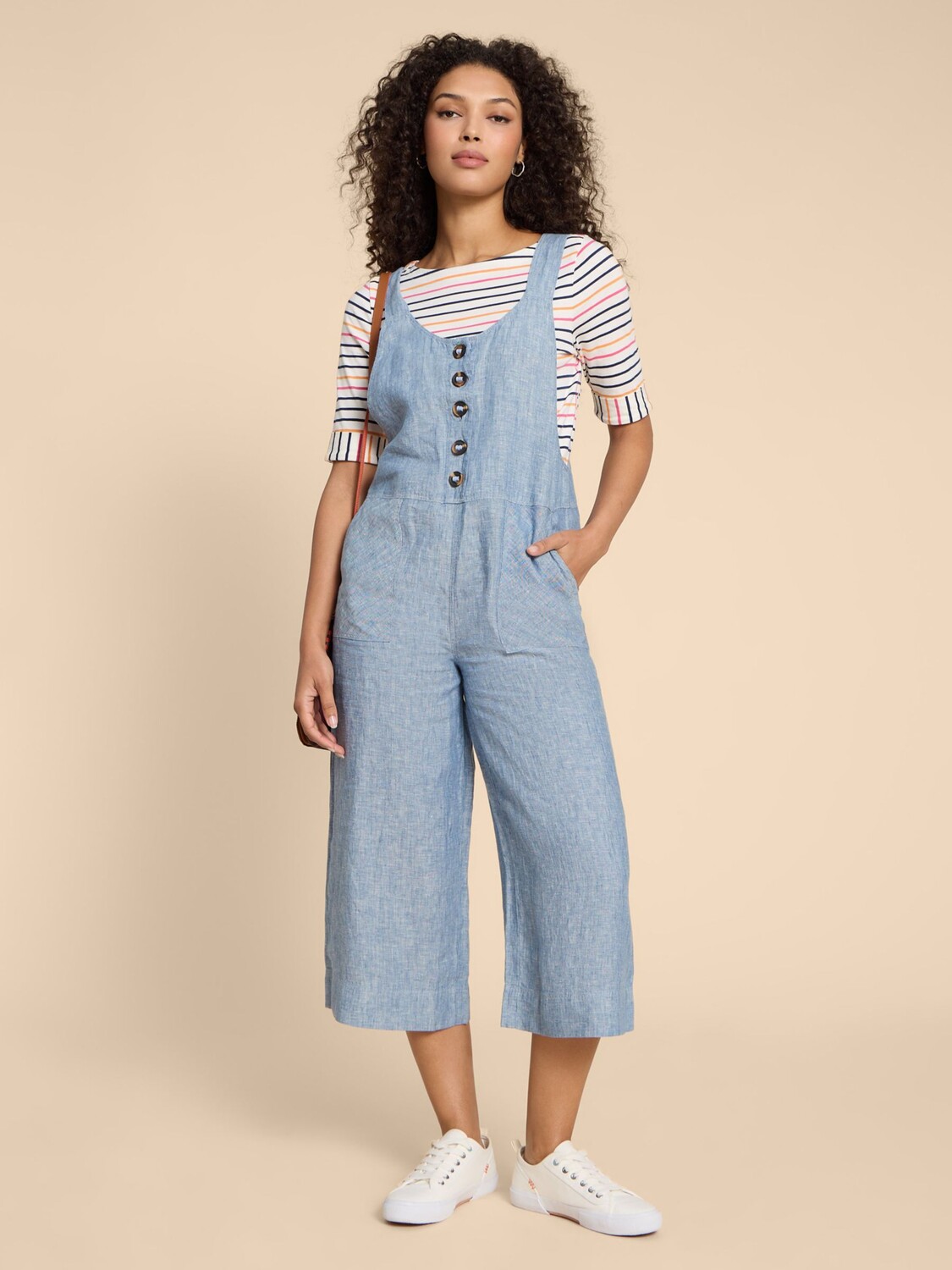 Льняной комбинезон Viola White Stuff, чамб блю
Льняной комбинезон Viola White Stuff, чамб блю