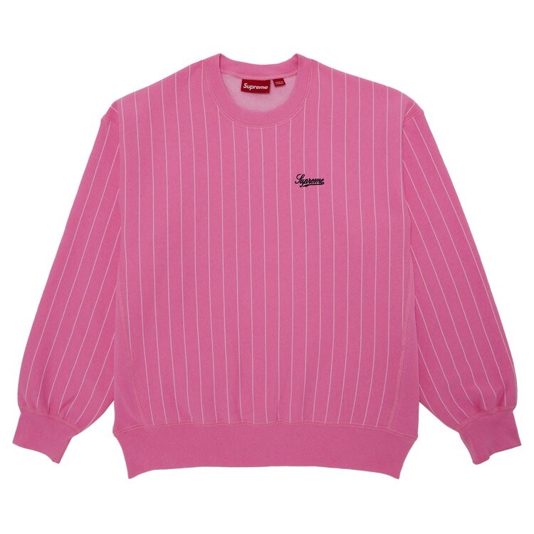 Толстовка Supreme Pinstripe Crewneck, розовый
Толстовка Supreme Pinstripe Crewneck, розовый