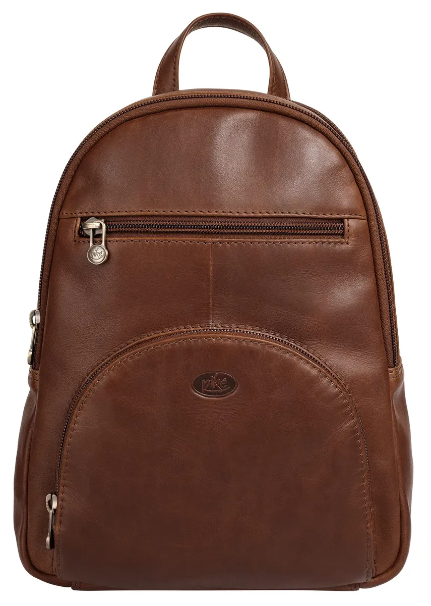 Городской рюкзак Pike, натуральная кожа Piké, коричневый 
Городской рюкзак Pike, натуральная кожа Piké, коричневый