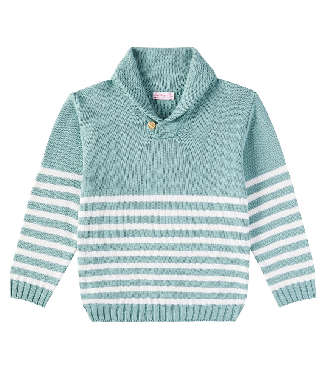 Полосатый хлопковый свитер Goyo La Coqueta, Sage Stripe
Полосатый хлопковый свитер Goyo La Coqueta, Sage Stripe
