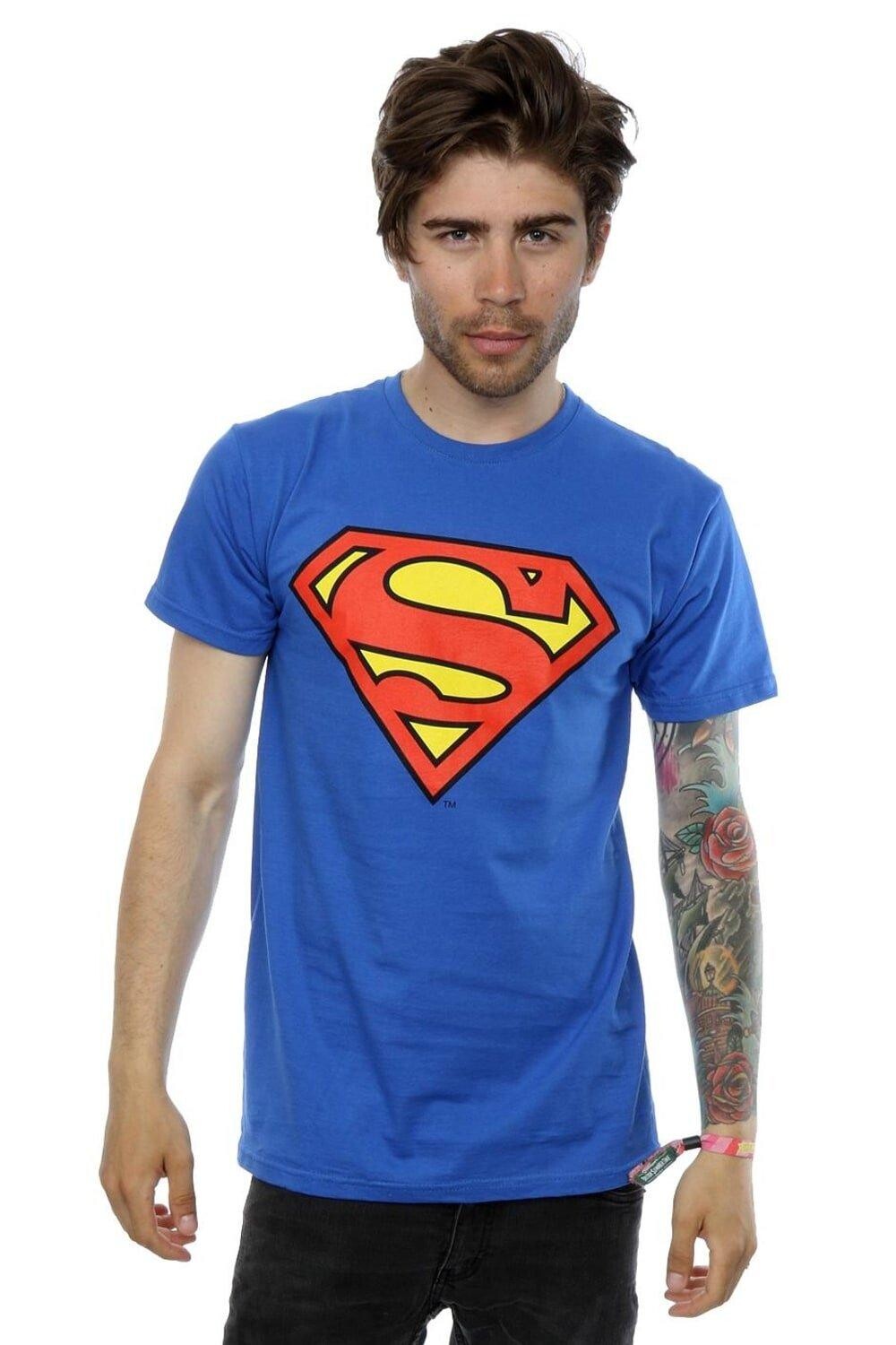 Футболка с логотипом Супермена DC Comics, синий
Футболка с логотипом Супермена DC Comics, синий