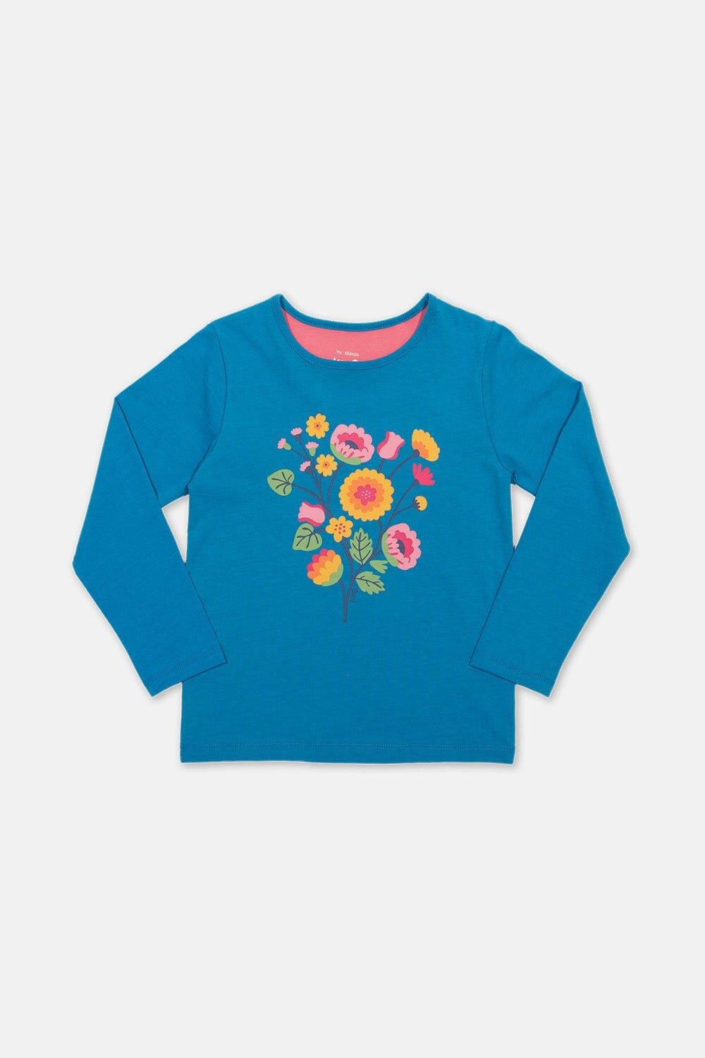 Футболка с народным цветочным принтом Kite, синий
Футболка с народным цветочным принтом Kite, синий