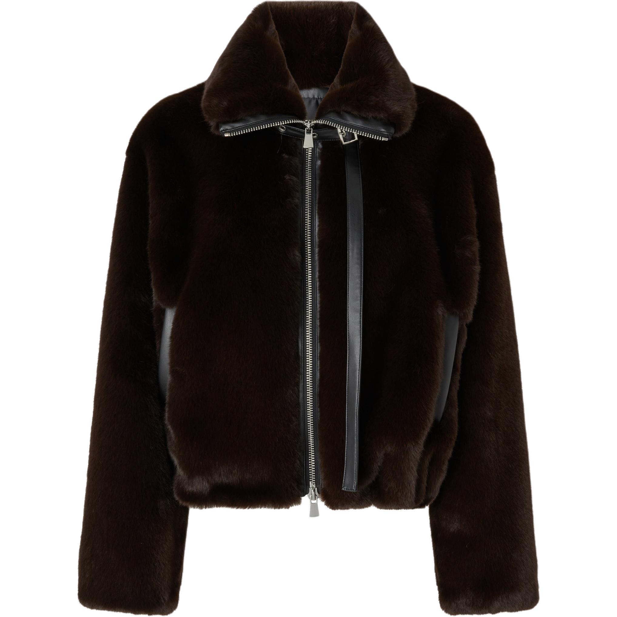 PINKO Замковая куртка-бомбер, Coffee
PINKO Замковая куртка-бомбер, Coffee