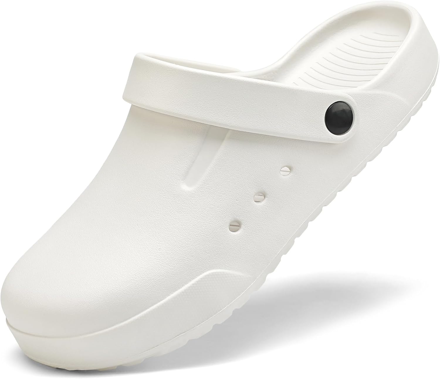 Сабо Nihaoya для мужчин и женщин, садовая обувь, пляжные тапочки без шнурков, удобные, нескользящие, легкие, дышащие, белый
Сабо Nihaoya для мужчин и женщин, садовая обувь, пляжные тапочки без шнурков, удобные, нескользящие, легкие, дышащие, белый