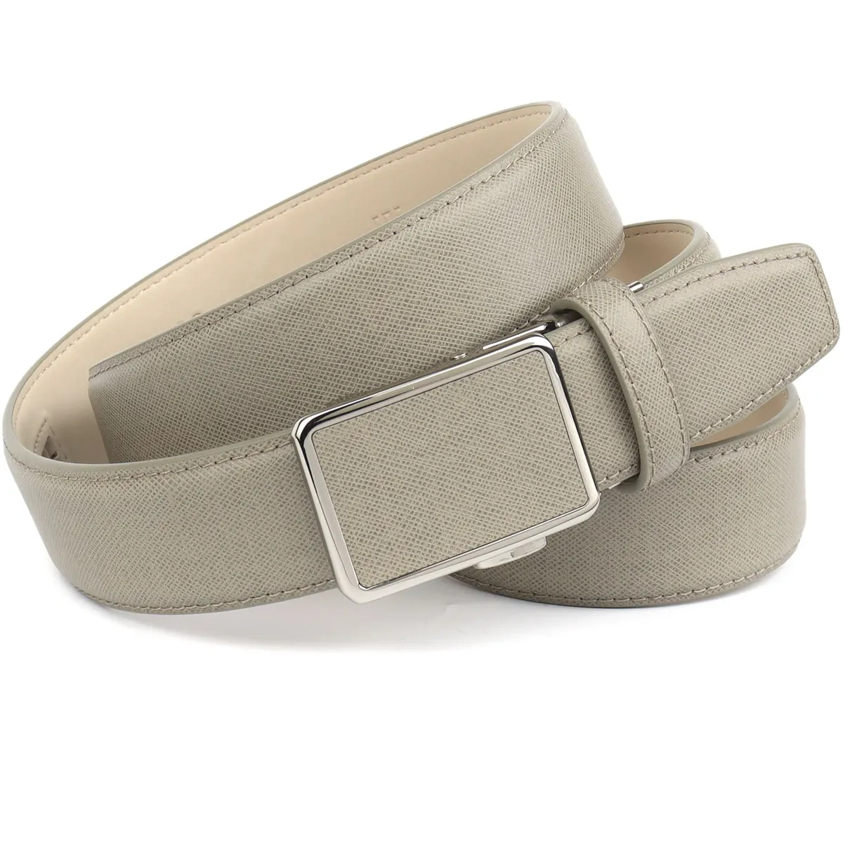 Кожаный ремень Anthoni Crown, автоматическая застежка, серый
Кожаный ремень Anthoni Crown, автоматическая застежка, серый