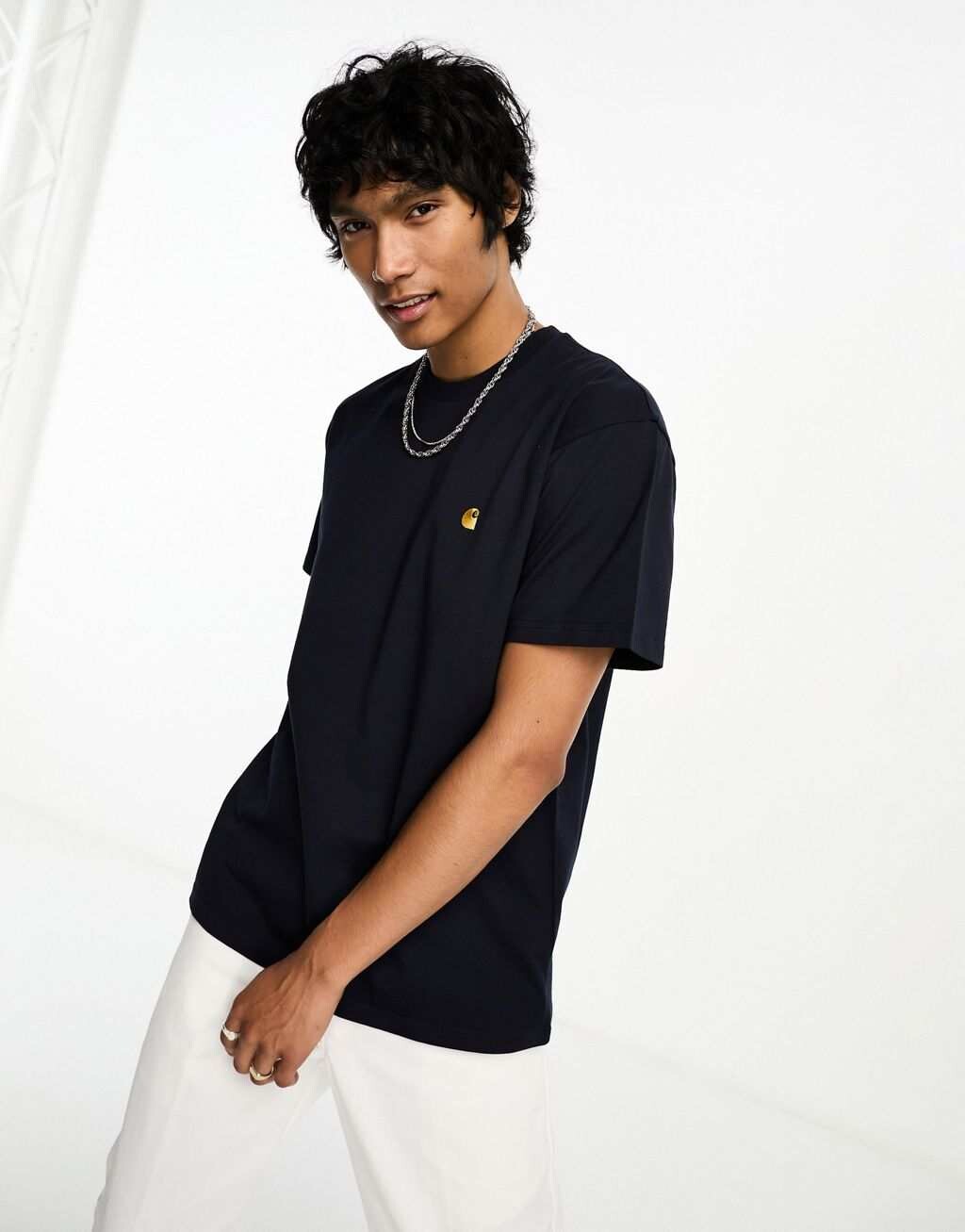 Темно-синяя футболка Carhartt WIP Chase, Синий, Темно-синяя футболка Carhartt WIP Chase
Темно-синяя футболка Carhartt WIP Chase, Синий, Темно-синяя футболка Carhartt WIP Chase