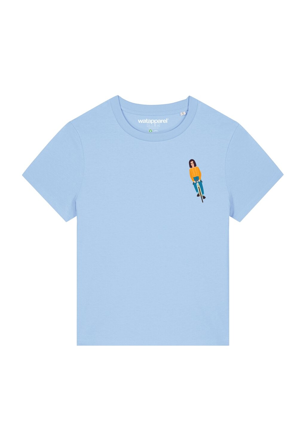 Футболка с принтом AUF FAHRRAD watapparel, светло-голубой
Футболка с принтом AUF FAHRRAD watapparel, светло-голубой