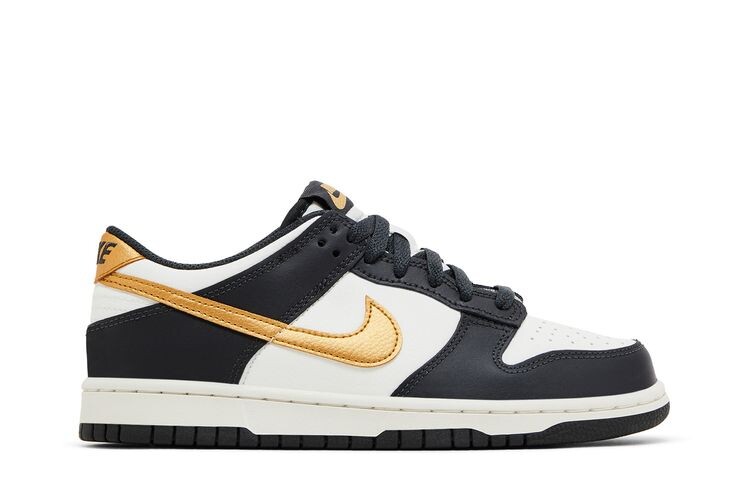 Кроссовки Nike Dunk Low GS Anthracite Metallic Gold, черный
Кроссовки Nike Dunk Low GS Anthracite Metallic Gold, черный