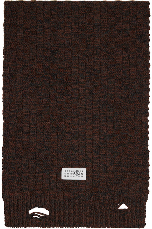 Шарф в стиле дистресс Mm6 Maison Margiela, серый
Шарф в стиле дистресс Mm6 Maison Margiela, серый