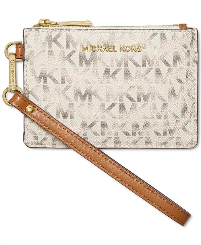 Маленький кошелек для монет с логотипом Jet Set Michael Kors, белый
Маленький кошелек для монет с логотипом Jet Set Michael Kors, белый