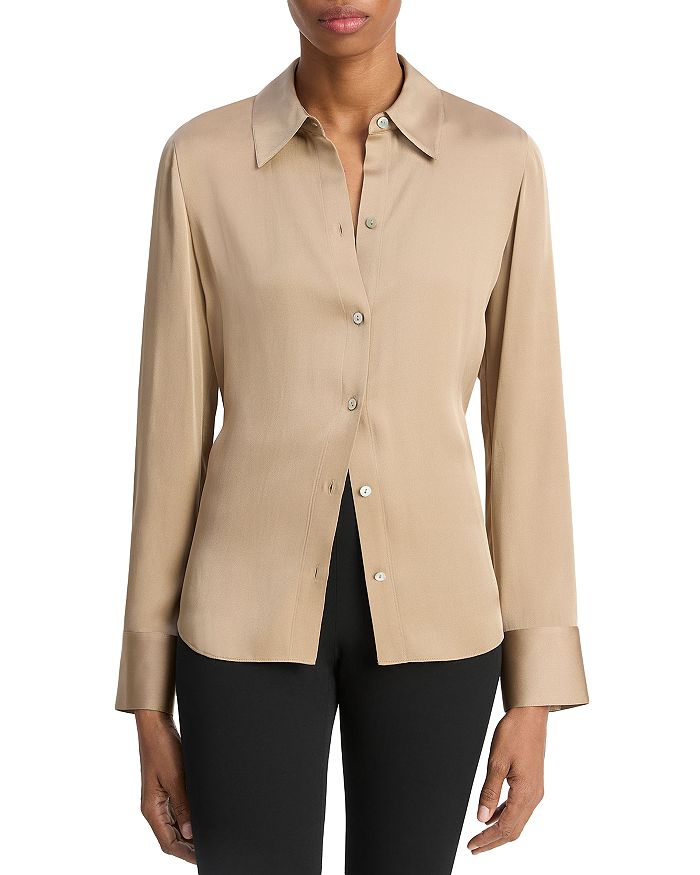 Классическая рубашка Slim Fit Vince, коричневый/бежевый
Классическая рубашка Slim Fit Vince, коричневый/бежевый