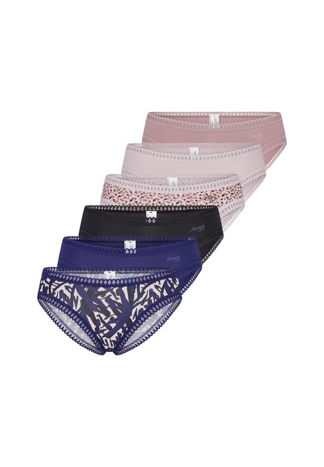 Мини-Трусы 6 пар в упаковке иди в крах Sloggi, мультиколор
Мини-Трусы 6 пар в упаковке иди в крах Sloggi, мультиколор