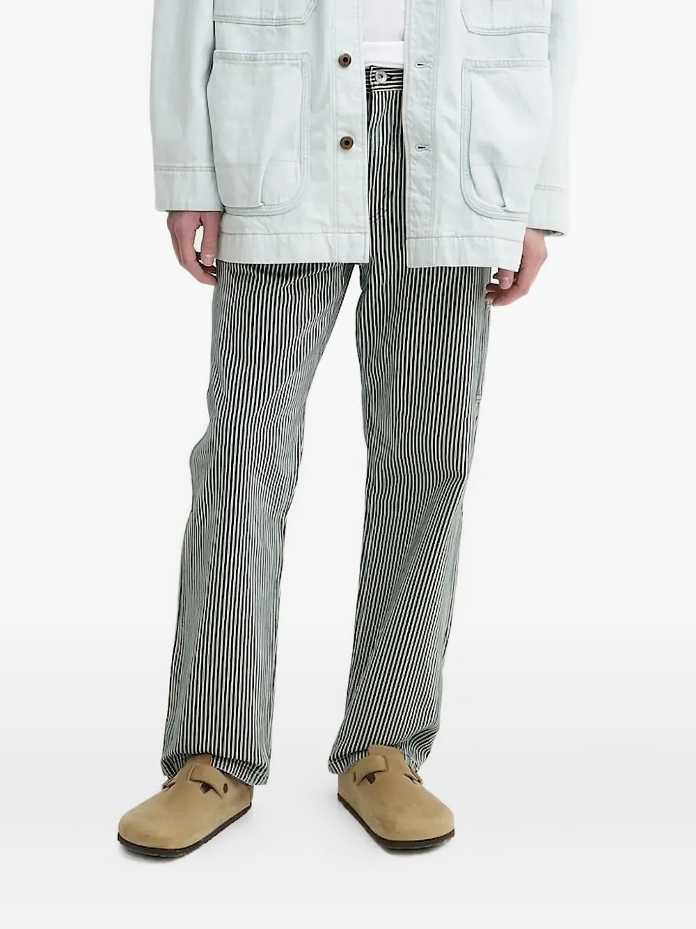 Джинсы 568 в полоску Levi's, черный
Джинсы 568 в полоску Levi's, черный