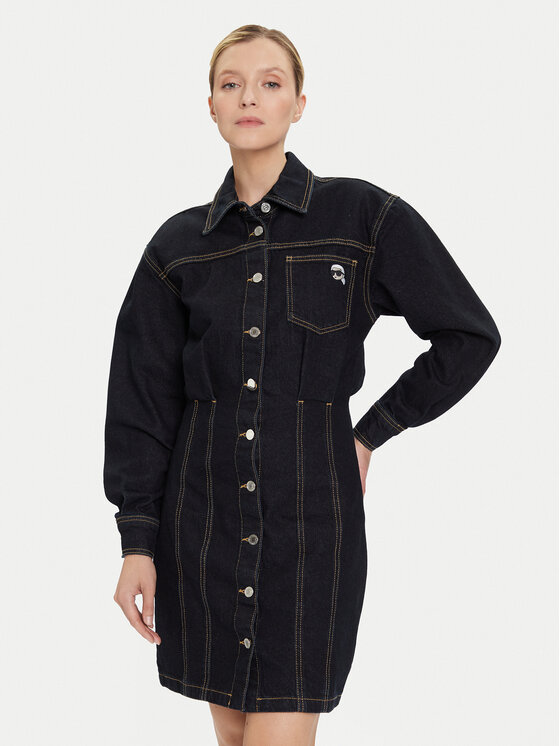 Джинсовое платье relaxed fit A4W13019 Karl Lagerfeld, синий
Джинсовое платье relaxed fit A4W13019 Karl Lagerfeld, синий