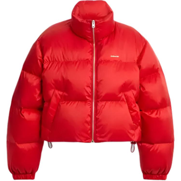 COACH Пуховик Women's Red Stand Collar Moderate
COACH Пуховик Women's Red Stand Collar Moderate