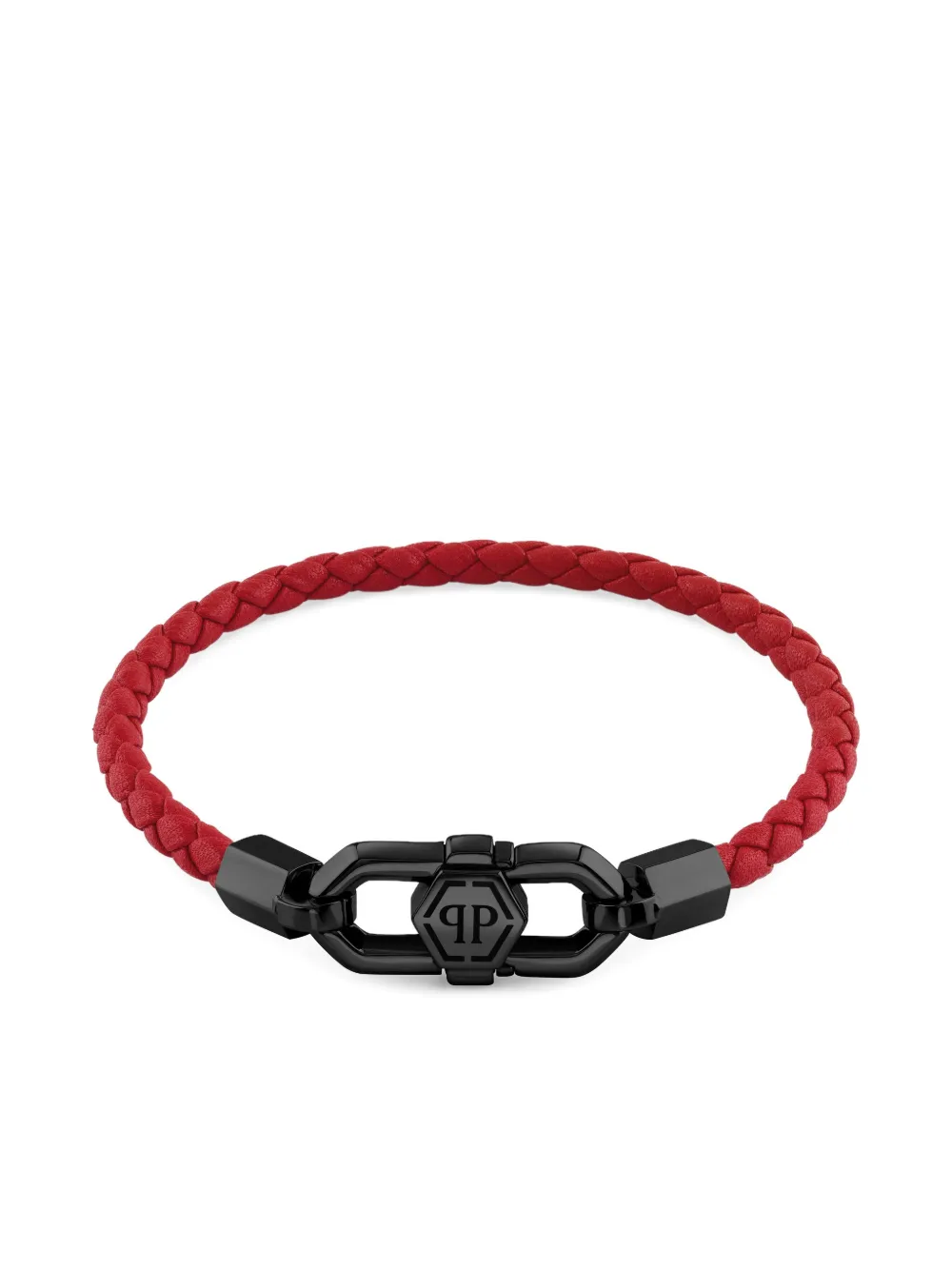 Плетеный браслет из кожи Philipp Plein, черный
Плетеный браслет из кожи Philipp Plein, черный