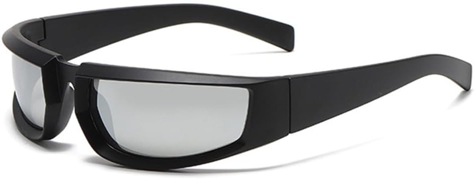 Ретро-панк солнцезащитные очки для женщин с зеркальными линзами и защитой от УФ-излучения UV400; очки для мужчин для активного отдыха и вождения HDUBFY, Matte Black Silver
Ретро-панк солнцезащитные очки для женщин с зеркальными линзами и защитой от УФ-излучения UV400; очки для мужчин для активного отдыха и вождения HDUBFY, Matte Black Silver