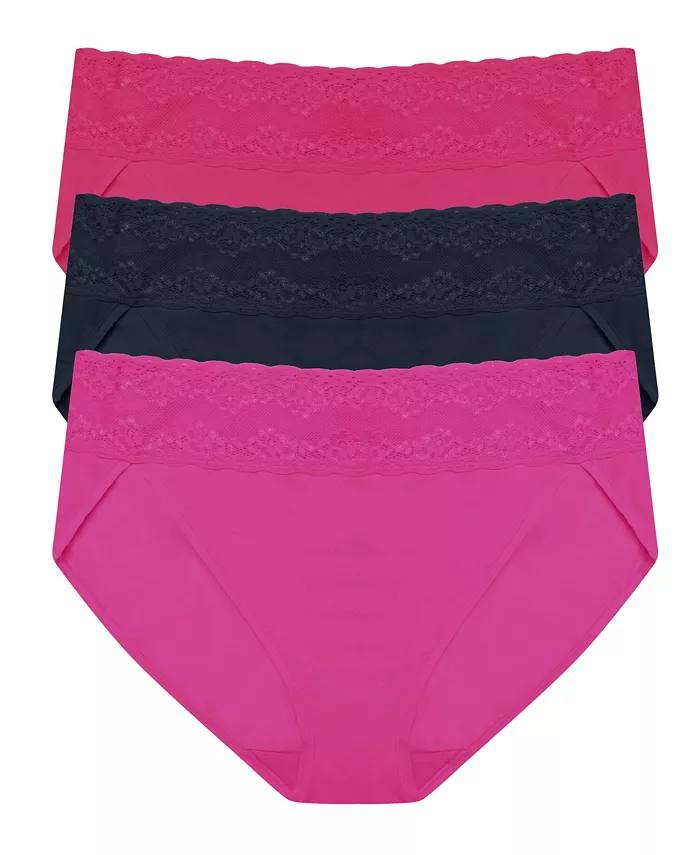 Женские трусы-слипы Bliss Perfection из хлопка и стретч-спандекса, один размер, французский крой, 3 шт Natori, розовый
Женские трусы-слипы Bliss Perfection из хлопка и стретч-спандекса, один размер, французский крой, 3 шт Natori, розовый