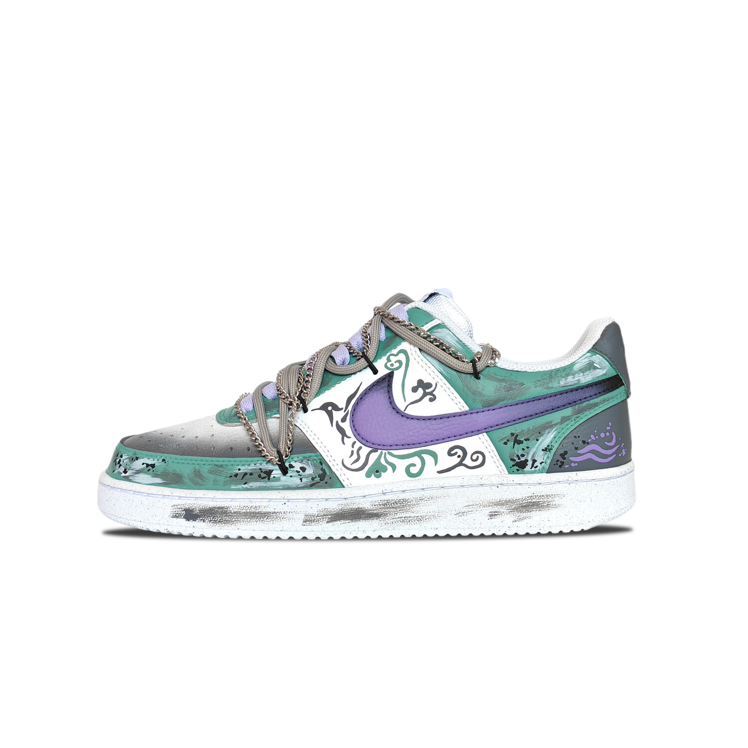 Кроссовки Nike Court Vision 1 Skateboarding Shoes Unisex Low-top Green/purple, зеленый
Кроссовки Nike Court Vision 1 Skateboarding Shoes Unisex Low-top Green/purple, зеленый